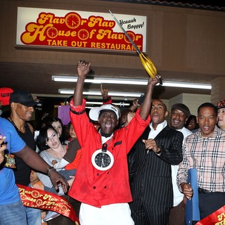 Flavor Flav, Public Enemy in The Official Grand Opening of The Flavor Flav House of Flavor Take Out Restaurant