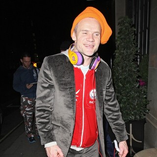 Flea, Red Hot Chili Peppers in Flea Arriving Back at Claridge's