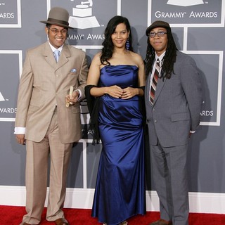Dom Flemons, Rhiannon Giddens, Hubby Jenkins in 55th Annual GRAMMY Awards - Arrivals