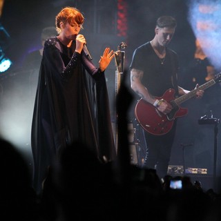 Florence Welch, Robert Ackroyd, Florence and the Machine in Performances at The 2012 Coachella Valley Music and Arts Festival - Week 2 Day 3