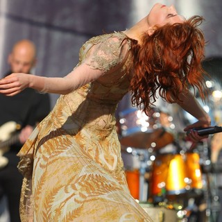 Mark Saunders, Florence Welch, Florence and the Machine in BBC Radio 1's Hackney Weekend - Day 2