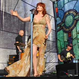 Mark Saunders, Florence Welch, Florence and the Machine in BBC Radio 1's Hackney Weekend - Day 2