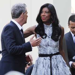 David Foster, Natalie Cole in David Foster Honored with Star on The Hollywood Walk of Fame