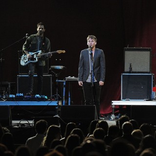 Mark Foster, Cubbie Fink, Foster the People in The Y100 Jingle Ball 2011