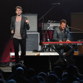 Mark Foster, Cubbie Fink, Foster the People in The Y100 Jingle Ball 2011
