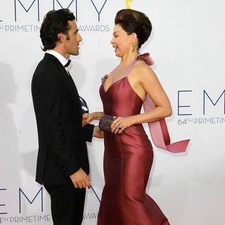 Dario Franchitti, Ashley Judd in 64th Annual Primetime Emmy Awards - Arrivals