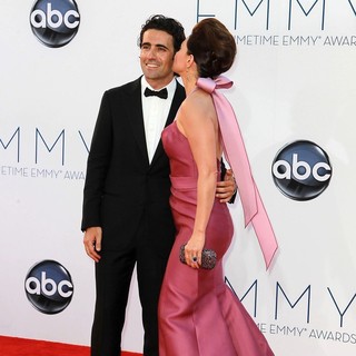 Dario Franchitti, Ashley Judd in 64th Annual Primetime Emmy Awards - Arrivals