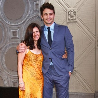 Betsy Franco, James Franco in James Franco Is Honoured with A Hollywood Star on The Hollywood Walk of Fame