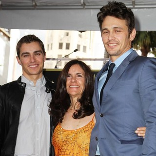 Dave Franco, Betsy Franco, James Franco in James Franco Is Honoured with A Hollywood Star on The Hollywood Walk of Fame