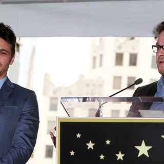 James Franco, Seth Rogen in James Franco Is Honoured with A Hollywood Star on The Hollywood Walk of Fame