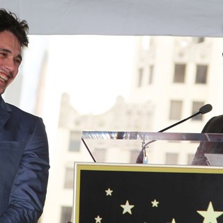 James Franco, Seth Rogen in James Franco Is Honoured with A Hollywood Star on The Hollywood Walk of Fame