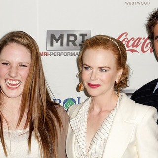 Missy Franklin, Nicole Kidman, Nathan Adrian in Gold Meets Golden Event