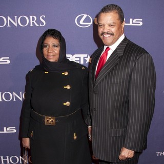 Aretha Franklin, William Wilkerson in BET Honors 2012 - Red Carpet Arrivals