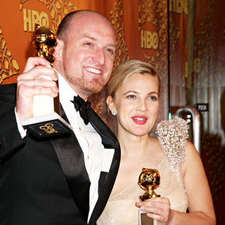 Michael Sucsy, Drew Barrymore in 67th Annual Golden Globe awards - Press Room