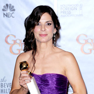 Sandra Bullock in 67th Annual Golden Globe awards - Press Room