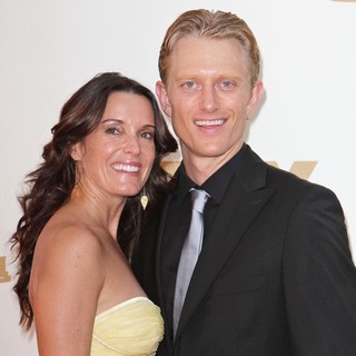 Kylie Furneaux, Neil Jackson in The 63rd Primetime Emmy Awards - Arrivals