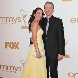 Kylie Furneaux, Neil Jackson in The 63rd Primetime Emmy Awards - Arrivals