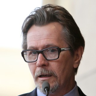 Gary Oldman in The Hollywood Walk of Fame Honors Malcolm McDowell