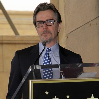 Gary Oldman in The Hollywood Walk of Fame Honors Malcolm McDowell