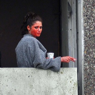 Gemma Arterton and Saoirse Ronan During A Break from Filming Byzantium - gemma-arterton-during-break-filming-byzantium14