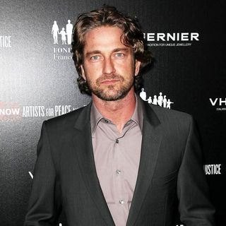Gerard Butler in VHERNIER and Artists for Peace and Justice A Ring to Educate a Child in Haiti Launch Event