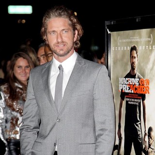 Gerard Butler in Machine Gun Preacher Los Angeles Premiere
