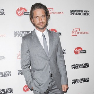 Gerard Butler in Machine Gun Preacher Los Angeles Premiere