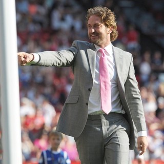 Gerard Butler in Soccer Aid 2012 in Support of UNICEF UK