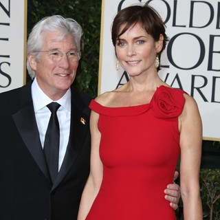 Richard Gere, Carey Lowell in 70th Annual Golden Globe Awards - Arrivals