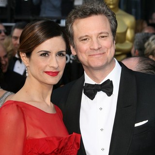 Livia Giuggioli, Colin Firth in 84th Annual Academy Awards - Arrivals