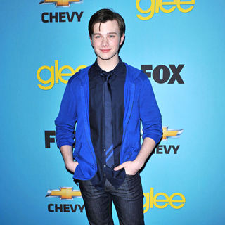 Chris Colfer in 'Glee' Spring Premiere Episode Outdoor Screening