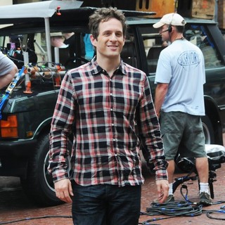 Glenn Howerton in It's Always Sunny in Philadelphia Film Set