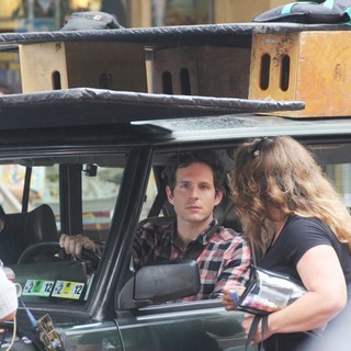 Glenn Howerton in It's Always Sunny in Philadelphia Film Set