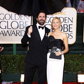 Jon Hamm, Jennifer Westfeldt in 67th Golden Globe Awards - Arrivals