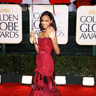 Zoe Saldana in 67th Golden Globe Awards - Arrivals