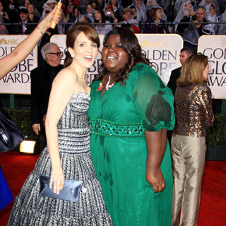 Tina Fey, Gabourey Sidibe in 67th Golden Globe Awards - Arrivals