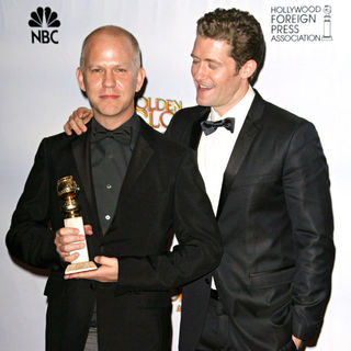 Ryan Murphy, Matthew Morrison in 68th Annual Golden Globe Awards - Press Room