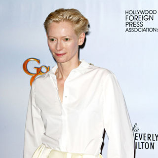 Tilda Swinton in 68th Annual Golden Globe Awards - Press Room