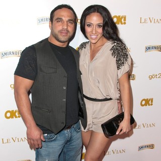 Joe Gorga, Melissa Gorga in OK! Magazine's Pre-Grammy Event
