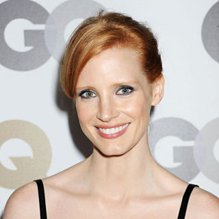 Jessica Chastain in The GQ 2010 Men of The Year Party