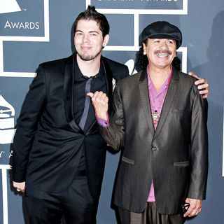 Carlos Santana, Salvador Santana in 52nd Annual Grammy Awards