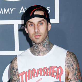 Travis Barker at 52nd Annual Grammy Awards