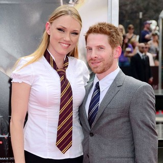 Clare Grant, Seth Green in New York Premiere of Harry Potter and the Deathly Hallows Part II - Arrivals