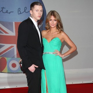 Professor Green, Millie Mackintosh in The BRIT Awards 2012 - Arrivals