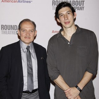 Zach Grenier, Adam Driver in Opening Night of The Broadway Play Man and Boy - After Party