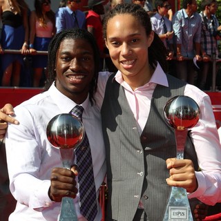 Robert Griffin III, Brittney Griner in 2012 ESPY Awards - Red Carpet Arrivals