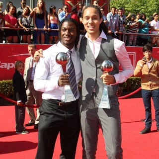Robert Griffin III, Brittney Griner in 2012 ESPY Awards - Red Carpet Arrivals