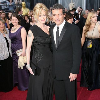 Melanie Griffith, Antonio Banderas in 84th Annual Academy Awards - Arrivals