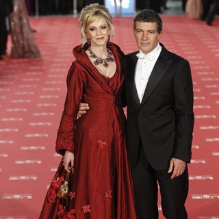 Melanie Griffith, Antonio Banderas in Goya Cinema Awards 2012 Ceremony - Arrivals