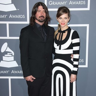 Dave Grohl, Jordyn Blum in 55th Annual GRAMMY Awards - Arrivals